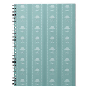 Moustaches and Hats Notebook