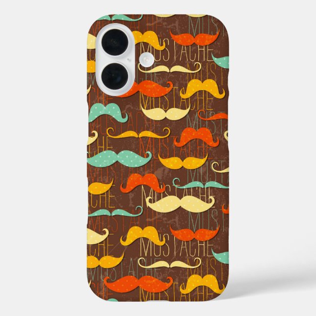 Moustaches Case-Mate iPhone Case (Back)