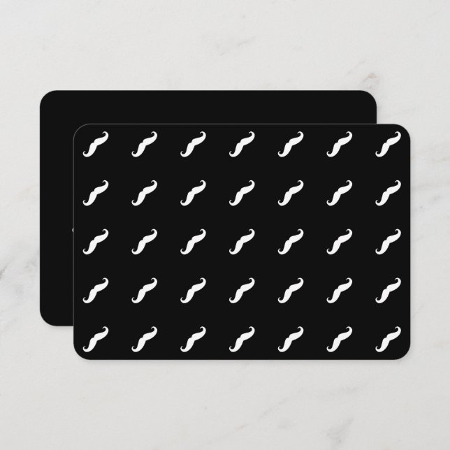 Moustaches Invitation (Front/Back)