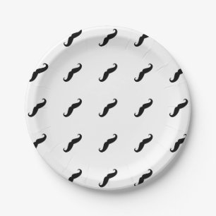 Moustaches Paper Plate