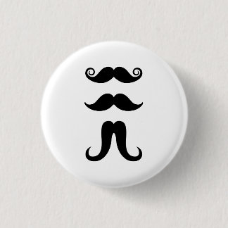 Moustaches Pictogram Button