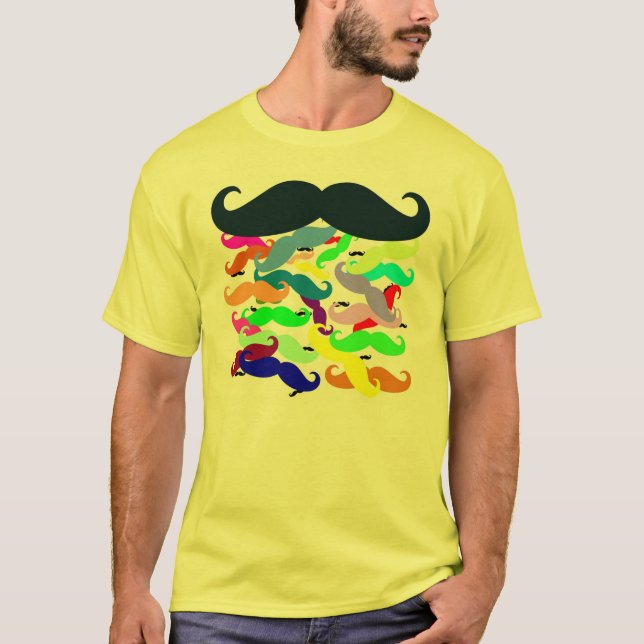 Moustaches T-Shirt (Front)