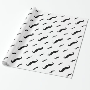 Moustaches Wrapping Paper