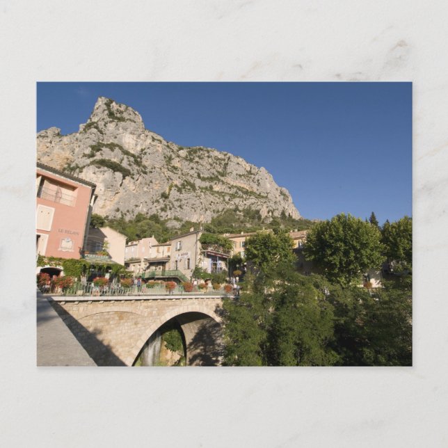 Moustiers-Sainte-Marie, Provence, France. Postcard (Front)