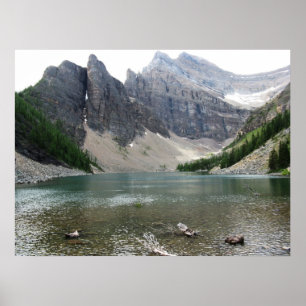 Moutain and Lake View Poster