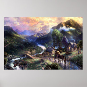 moutain villa poster