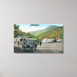 Mouth of the Topango Canyon Scene Canvas Print