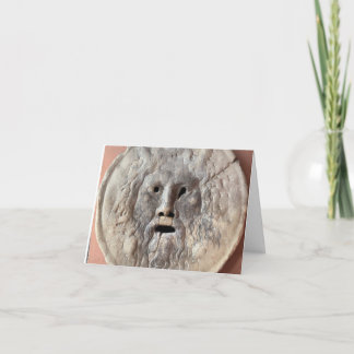Mouth of Truth - La Bocca della Verità, Rome Italy Thank You Card