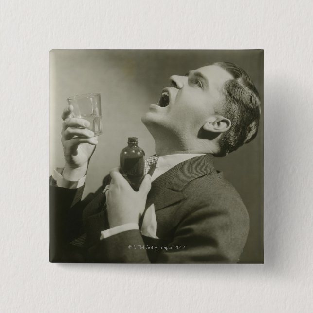Mouthcare 15 Cm Square Badge (Front)