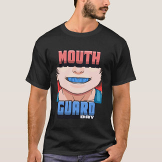 Mouthguard Day Protect Your Teeth Mouth Guard Kids T-Shirt