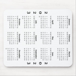 Mouthpad with a calendar 2023 mouse pad