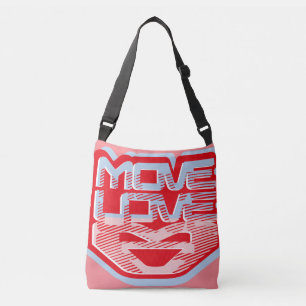 MOVE LOVE HEART BY MASANSER PIXELAT CROSSBODY BAG