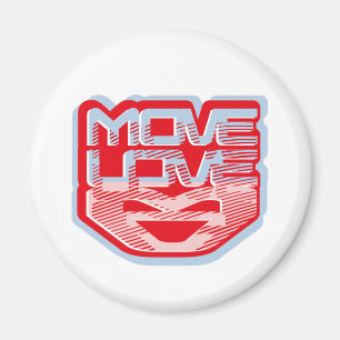 MOVE LOVE HEART BY MASANSER PIXELAT MAGNET