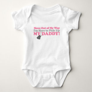 Move out of the way! (girl) baby bodysuit