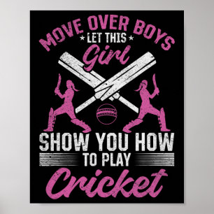 Move Over Boys Let This Girl Show You How To Play Poster