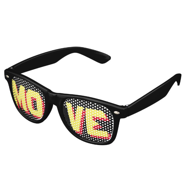 "MOVE" Party Sunglasses (Angled)