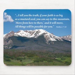 Move That Mountain Custom Mouse Pad