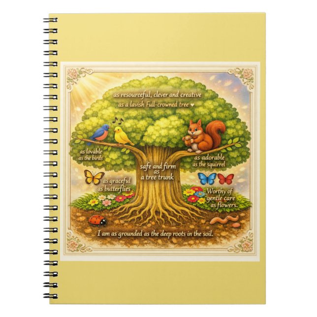 move throughout the day steadily inducing joy notebook (Front)
