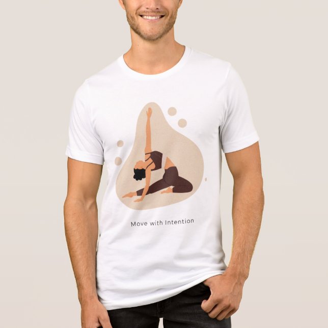 Move With Intention Tri-Blend Shirt (Front)