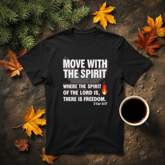 Move with the spirit - freedom t-shirt design