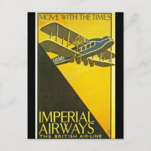 Move With the Times Postcard