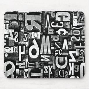 Moveable Type Mouse Mat