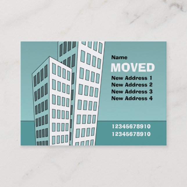 Moved Business Card (Front)