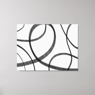 Movement in Black and White Canvas Print