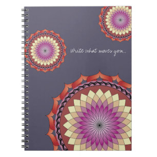 Movement Mandala Notebook   Write What Moves You
