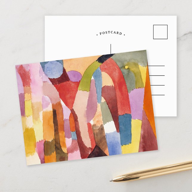 Movement of Vaulted Chambers | Paul Klee Postcard (Creator Uploaded)
