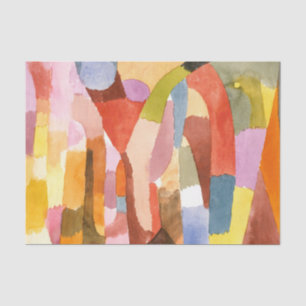 Movement of Vaulted Chambers, Paul Klee Tissue Paper