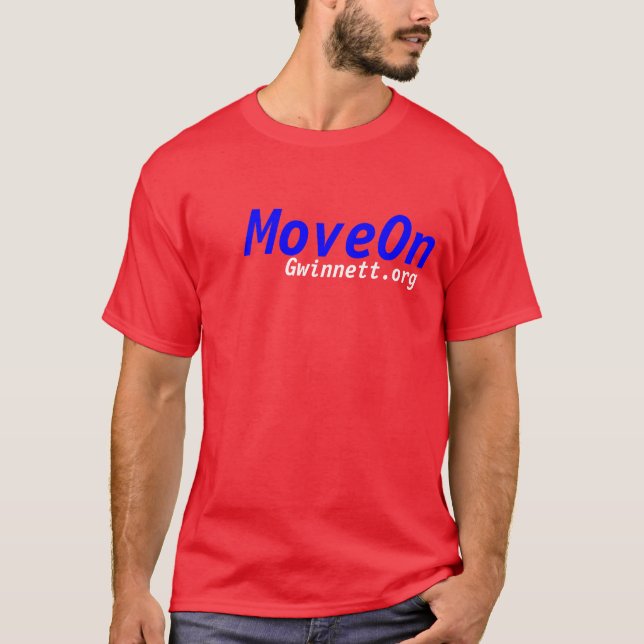 MoveOn Gwinnett - red T-Shirt (Front)