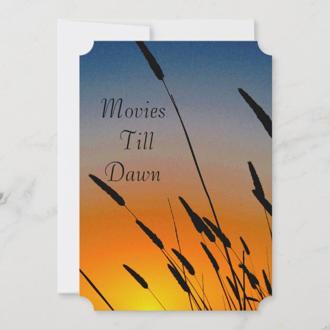 Movie and Game Night Invitation (Front)