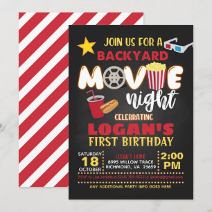 Movie Birthday Invitation