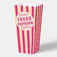 Movie Birthday Popcorn Sweet Treats Hot Pink