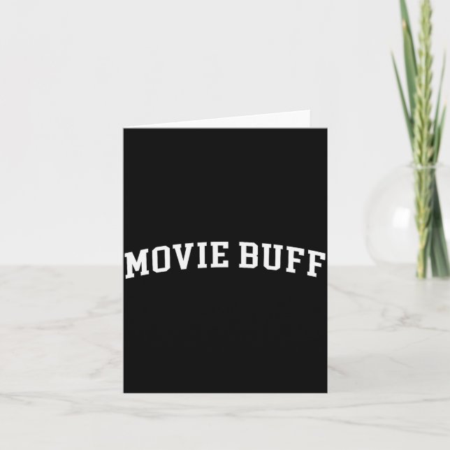 Movie Buff  Card (Front)