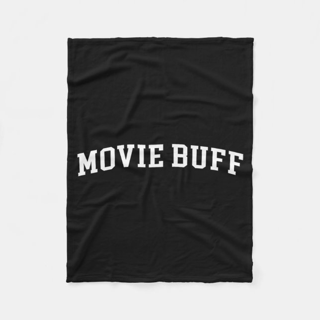 Movie Buff  Fleece Blanket (Front)