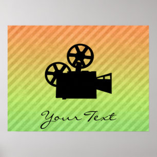 Movie Camera Poster