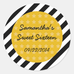 Movie Clapboard Favour Sticker