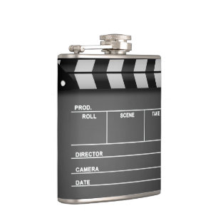 Movie Clapboard Flask