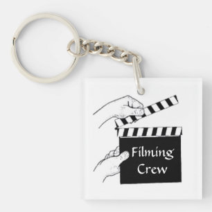 Movie Clapboard Key Ring