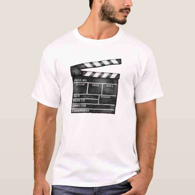 Movie Clapper Board T-Shirt (Front)