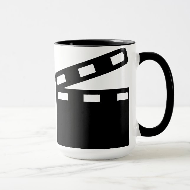 Movie clapper cinema mug (Right)