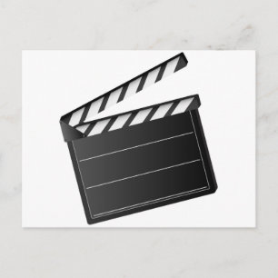 Movie Clapper Postcard