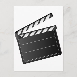Movie Clapper Postcard