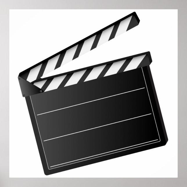 Movie Clapper Poster (Front)