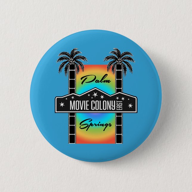 MOVIE COLONY EAST 6 CM ROUND BADGE (Front)