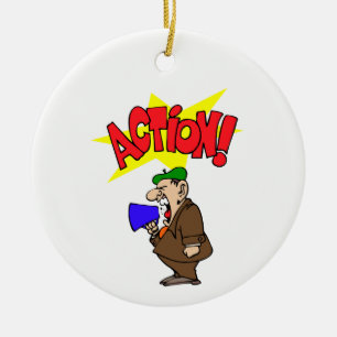 Movie Director Ceramic Tree Decoration