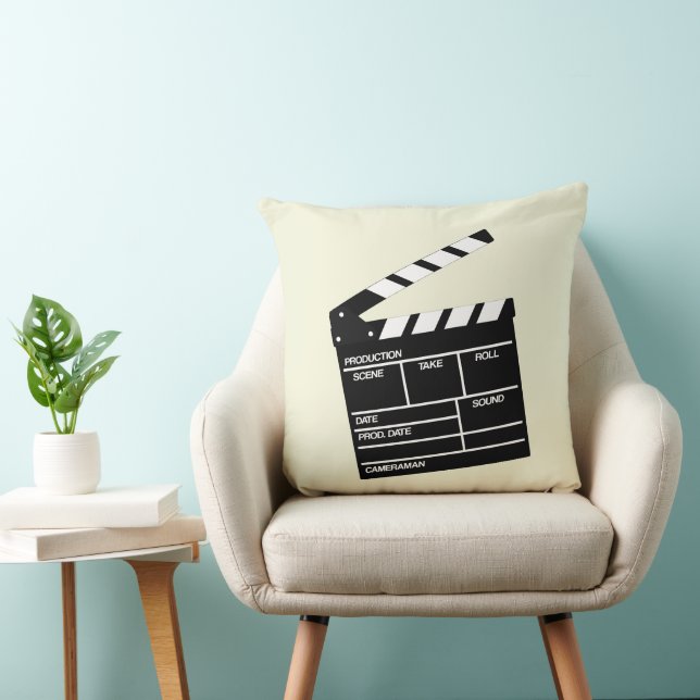 Movie Director Clap Clapper Clapperboard Design Cushion (Chair)