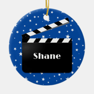Movie Director Design Ceramic Ornament